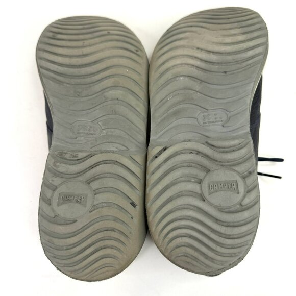 Camper Shoes Mens Size 46 US 13 Chukka Desert Boots Navy Blue Leather - Picture 9 of 10